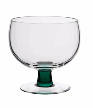 DARTINGTON CRYSTAL AURA FOREST FOOTED DISH